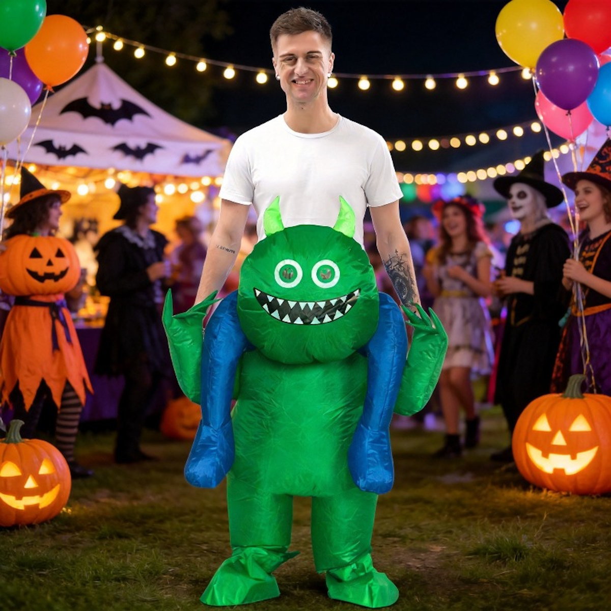 Teens and Adults Halloween Inflatable Costumes Monster Witch Costumes - ChildAngle
