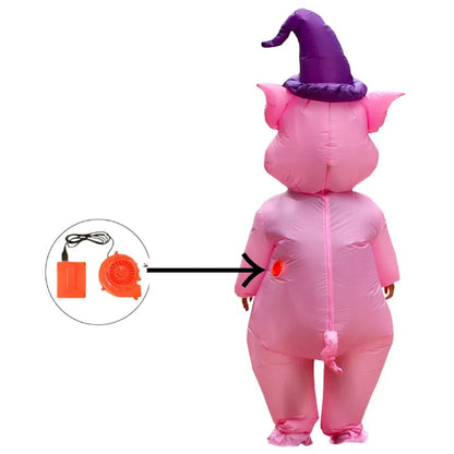 Teens and Adults Halloween Inflatable Costumes Monster Witch Costumes - ChildAngle