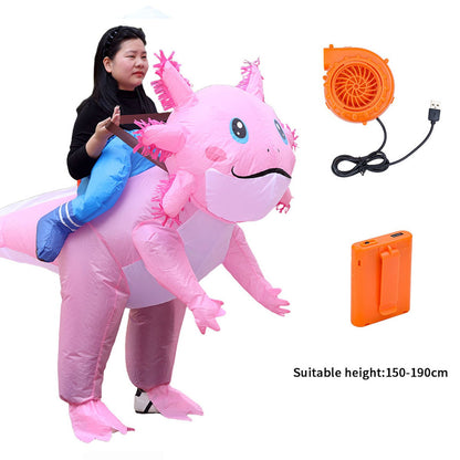 Teens and Adults Inflatable Axolotl Costumes Blowup Costumes - ChildAngle