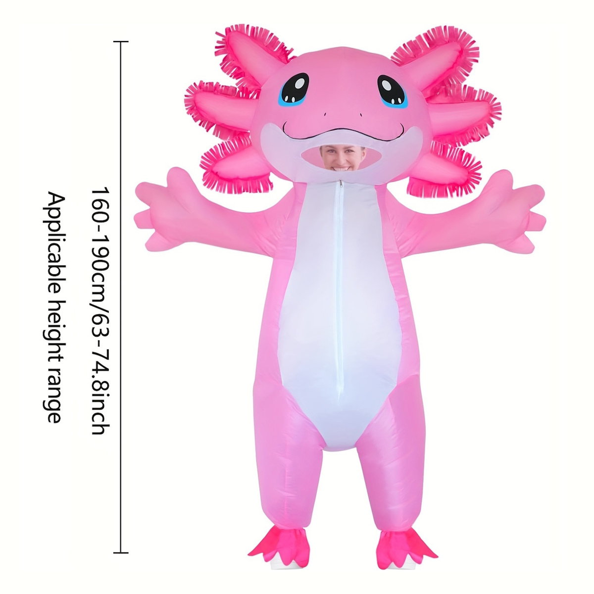 Teens and Adults Inflatable Axolotl Costumes Blowup Costumes - ChildAngle