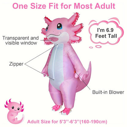 Teens and Adults Inflatable Axolotl Costumes Blowup Costumes - ChildAngle