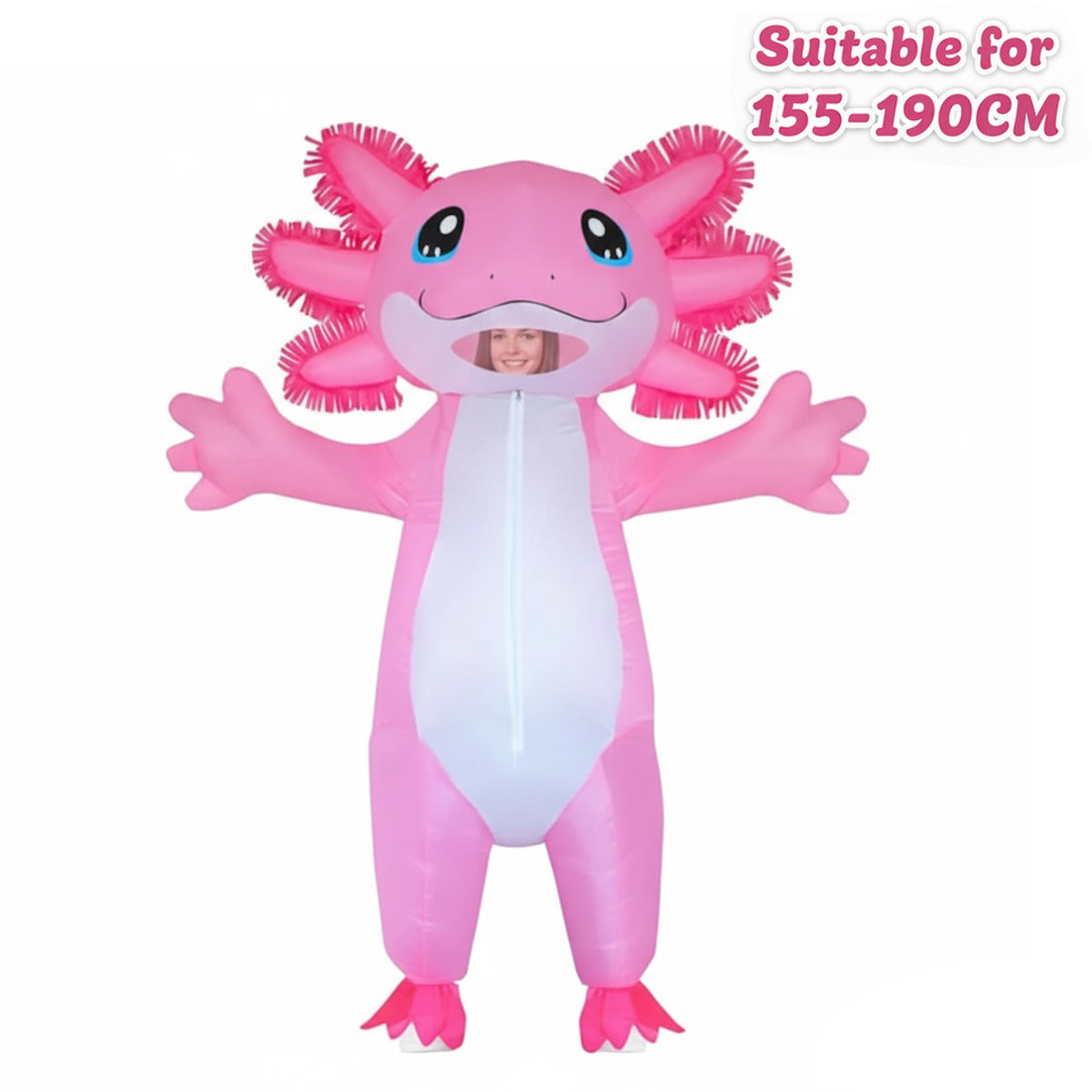 Teens and Adults Inflatable Axolotl Costumes Blowup Costumes - ChildAngle