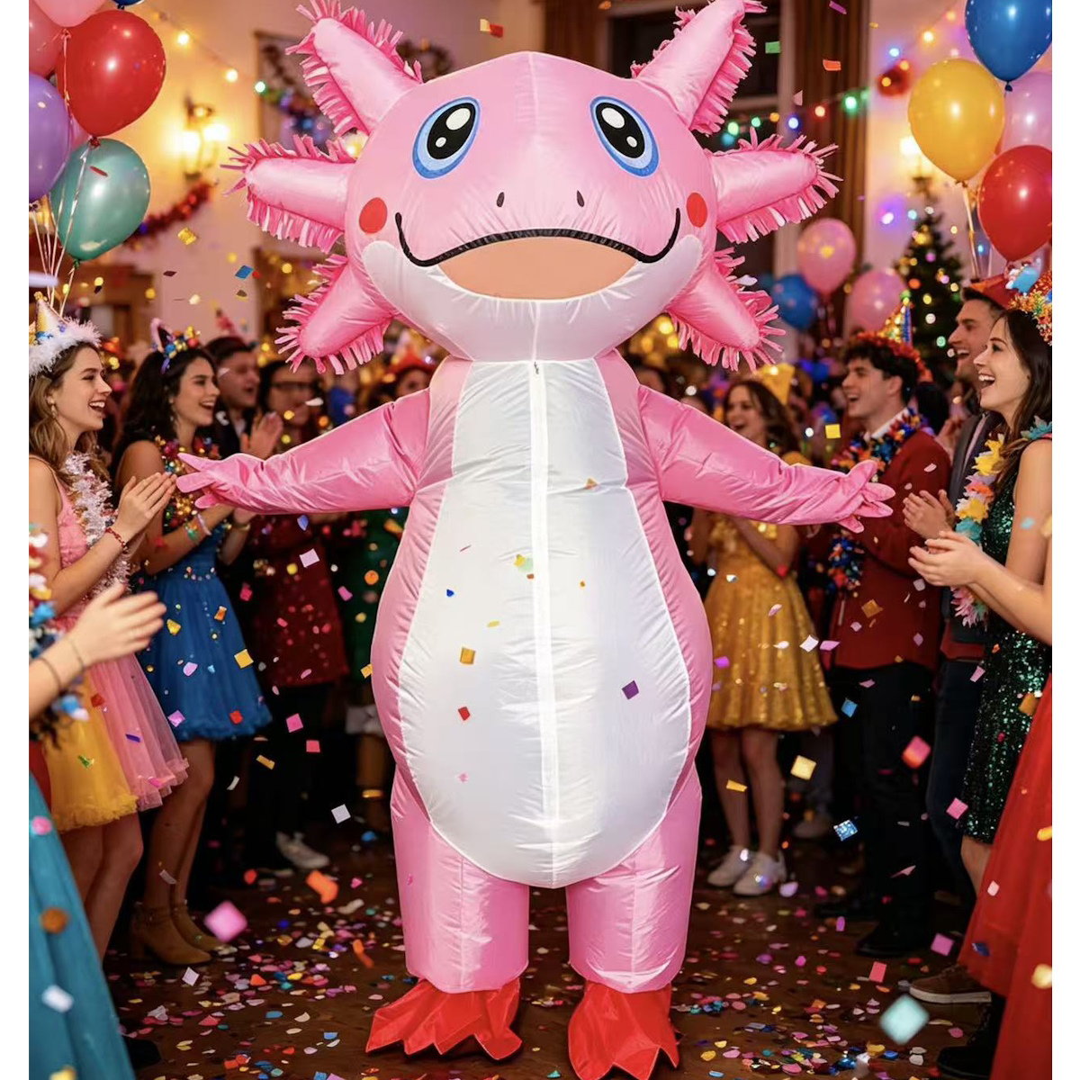 Teens and Adults Inflatable Axolotl Costumes Blowup Costumes - ChildAngle