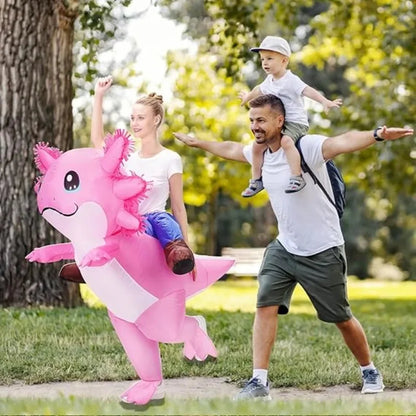 Teens and Adults Inflatable Axolotl Costumes Blowup Costumes - ChildAngle