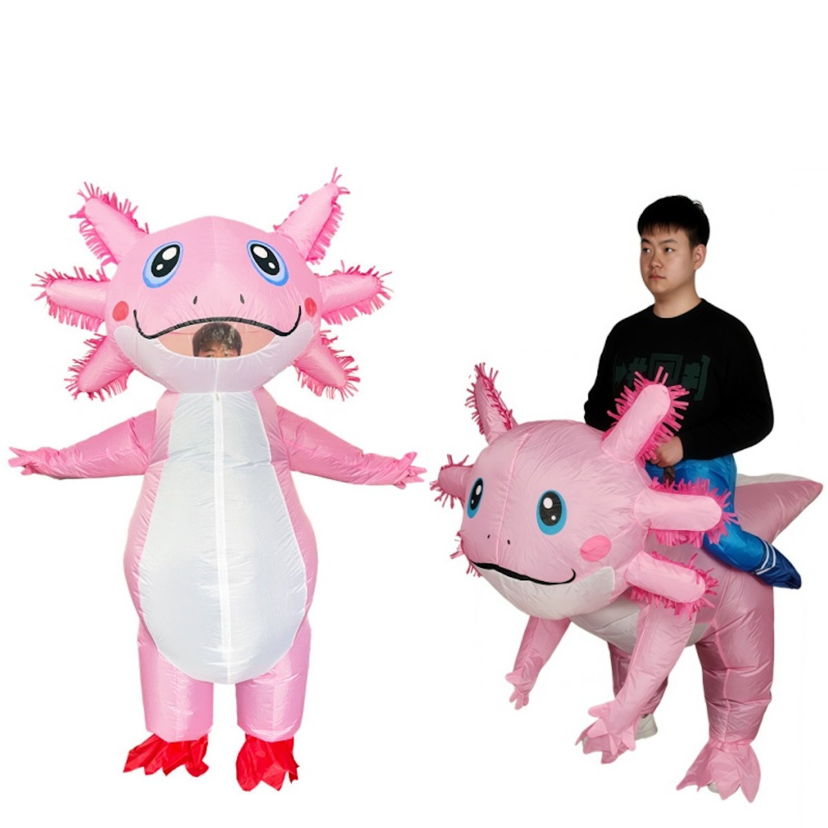 Teens and Adults Inflatable Axolotl Costumes Blowup Costumes - ChildAngle