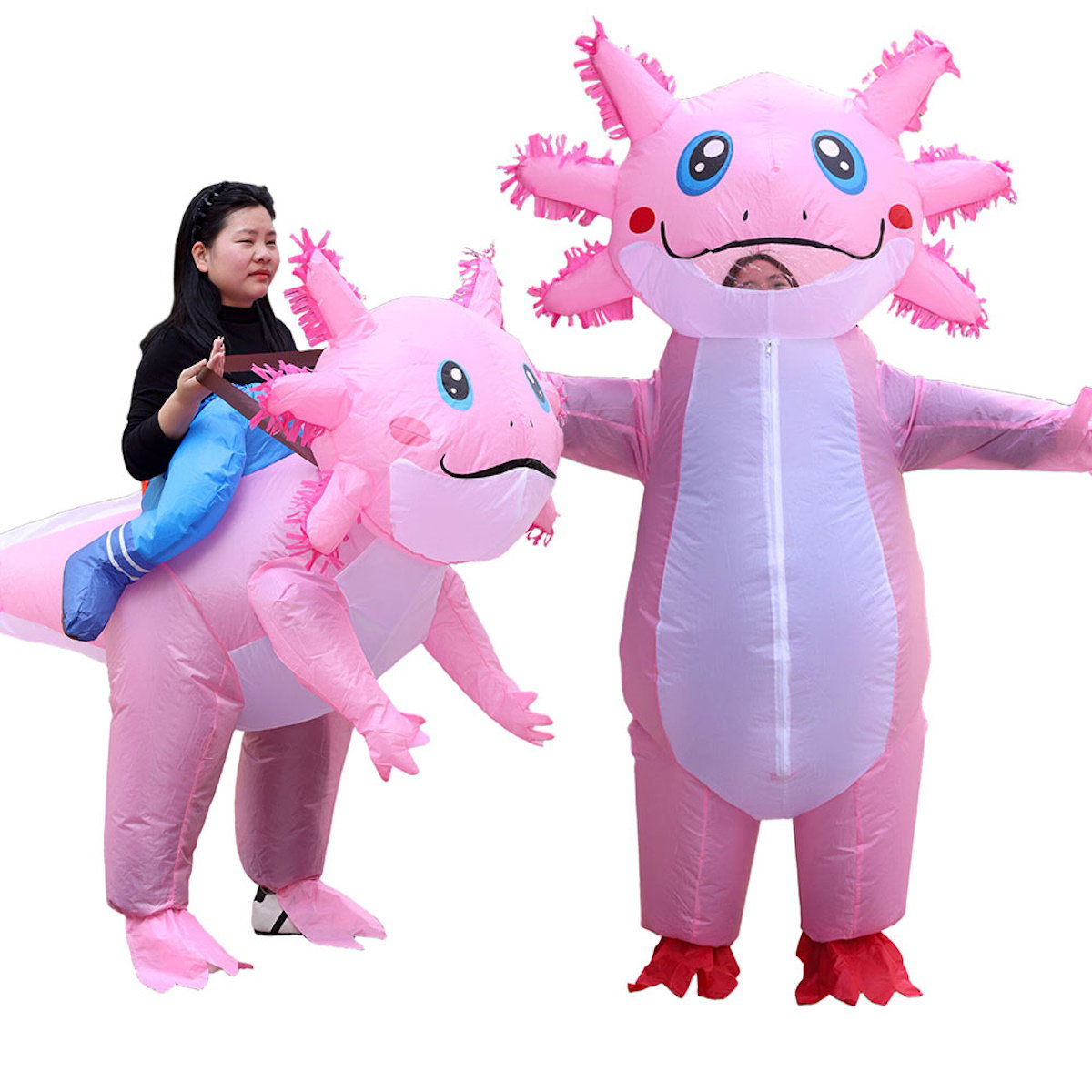 Teens and Adults Inflatable Axolotl Costumes Blowup Costumes - ChildAngle