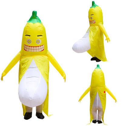 Kids and Teens Inflatable Banana Costumes Avocado Eggplant Costumes - ChildAngle