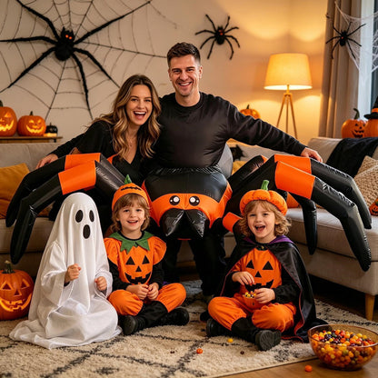 Teens and Adults Inflatable Bat and Spider Costumes Halloween Blowup Costumes - ChildAngle