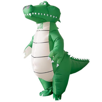 Teens and Adults Inflatable Crocodile Costumes Blowup Animal Costumes - ChildAngle