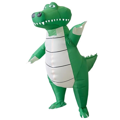 Teens and Adults Inflatable Crocodile Costumes Blowup Animal Costumes - ChildAngle