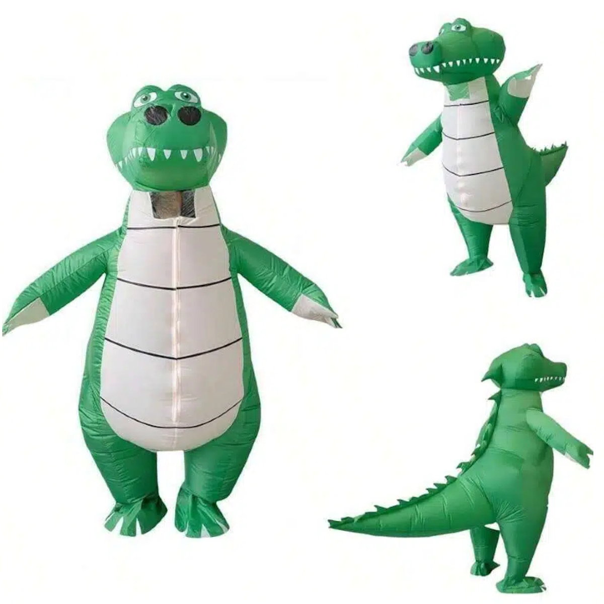 Teens and Adults Inflatable Crocodile Costumes Blowup Animal Costumes - ChildAngle