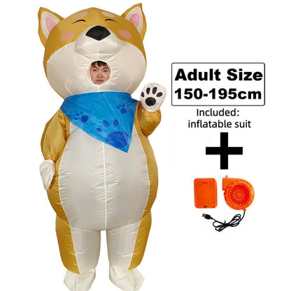 Teens and Adults Inflatable Dog Costumes Blowup Animal Costumes - ChildAngle