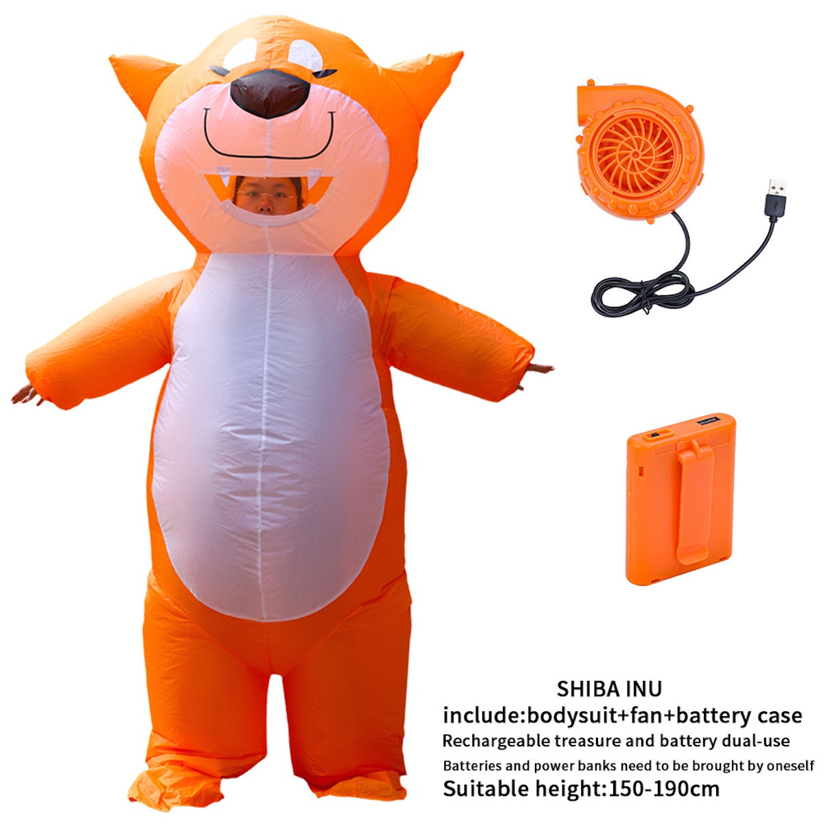 Teens and Adults Inflatable Dog Costumes Blowup Animal Costumes - ChildAngle