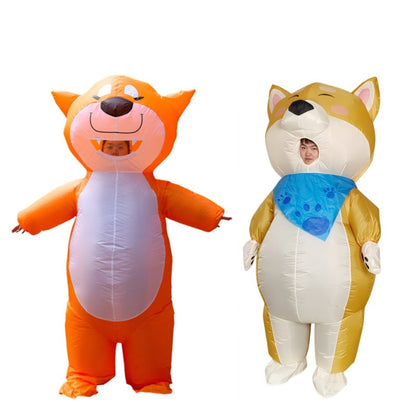 Teens and Adults Inflatable Dog Costumes Blowup Animal Costumes - ChildAngle