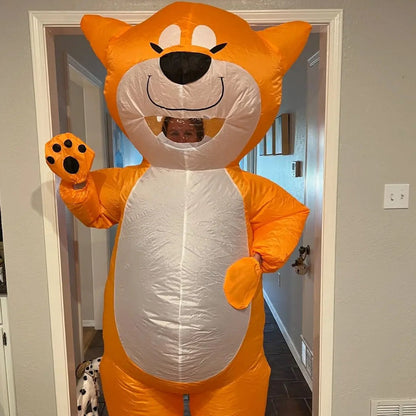 Teens and Adults Inflatable Dog Costumes Blowup Animal Costumes - ChildAngle