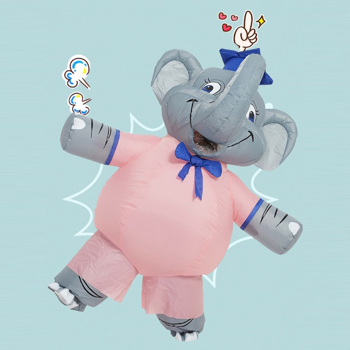 Teens and Adults Inflatable Elephant Costumes Blowup Animal Costumes - ChildAngle
