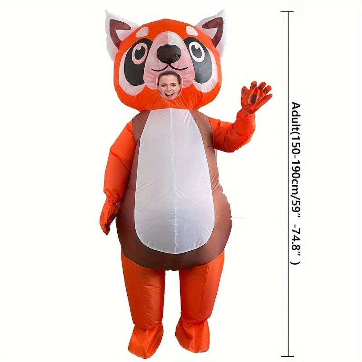 Teens and Adults Inflatable Fox Costumes Blowup Animal Costumes - ChildAngle