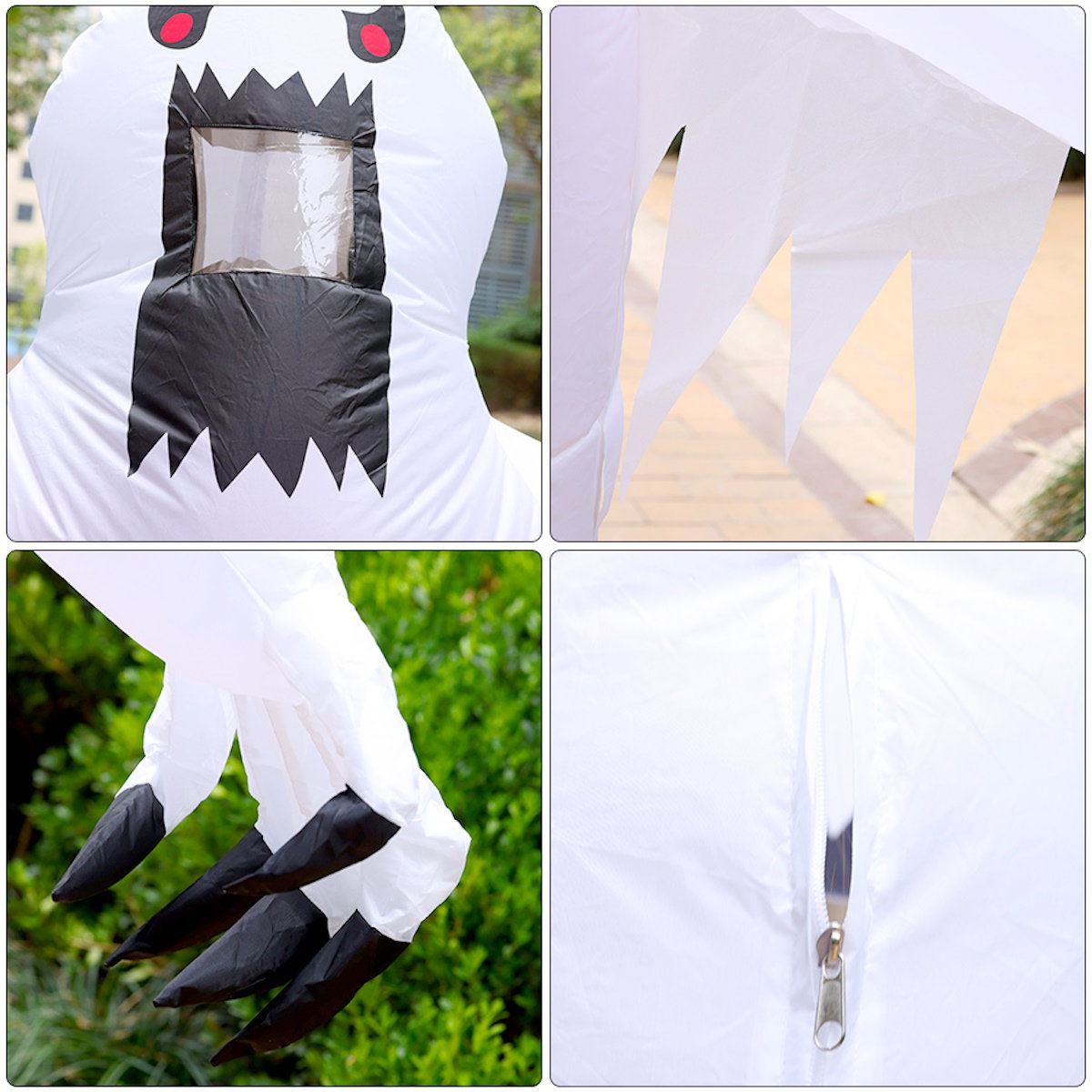 Kids and Teens Inflatable Ghost Costumes - ChildAngle