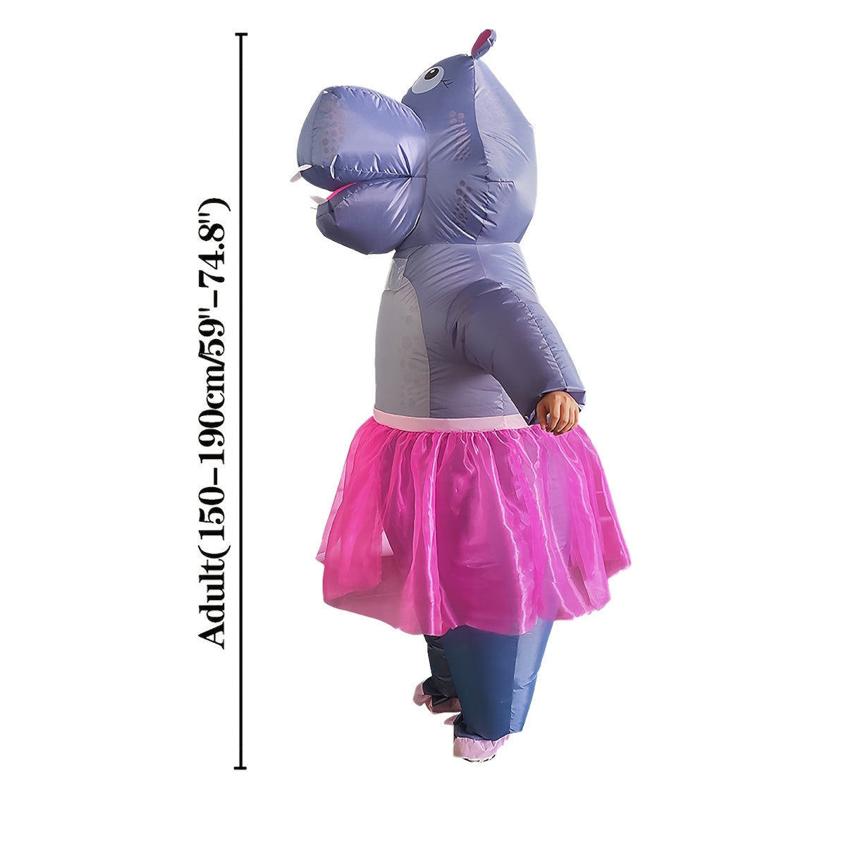 Teens and Adults Inflatable Hippo Costumes Blowup Animal Costumes - ChildAngle