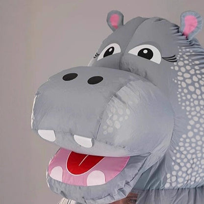 Teens and Adults Inflatable Hippo Costumes Blowup Animal Costumes - ChildAngle