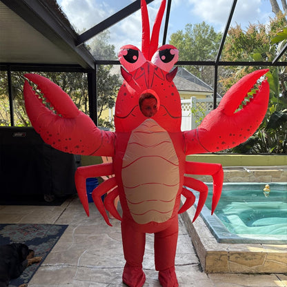 Teens and Adults Inflatable Lobster Costumes Blowup Animal Costumes - ChildAngle