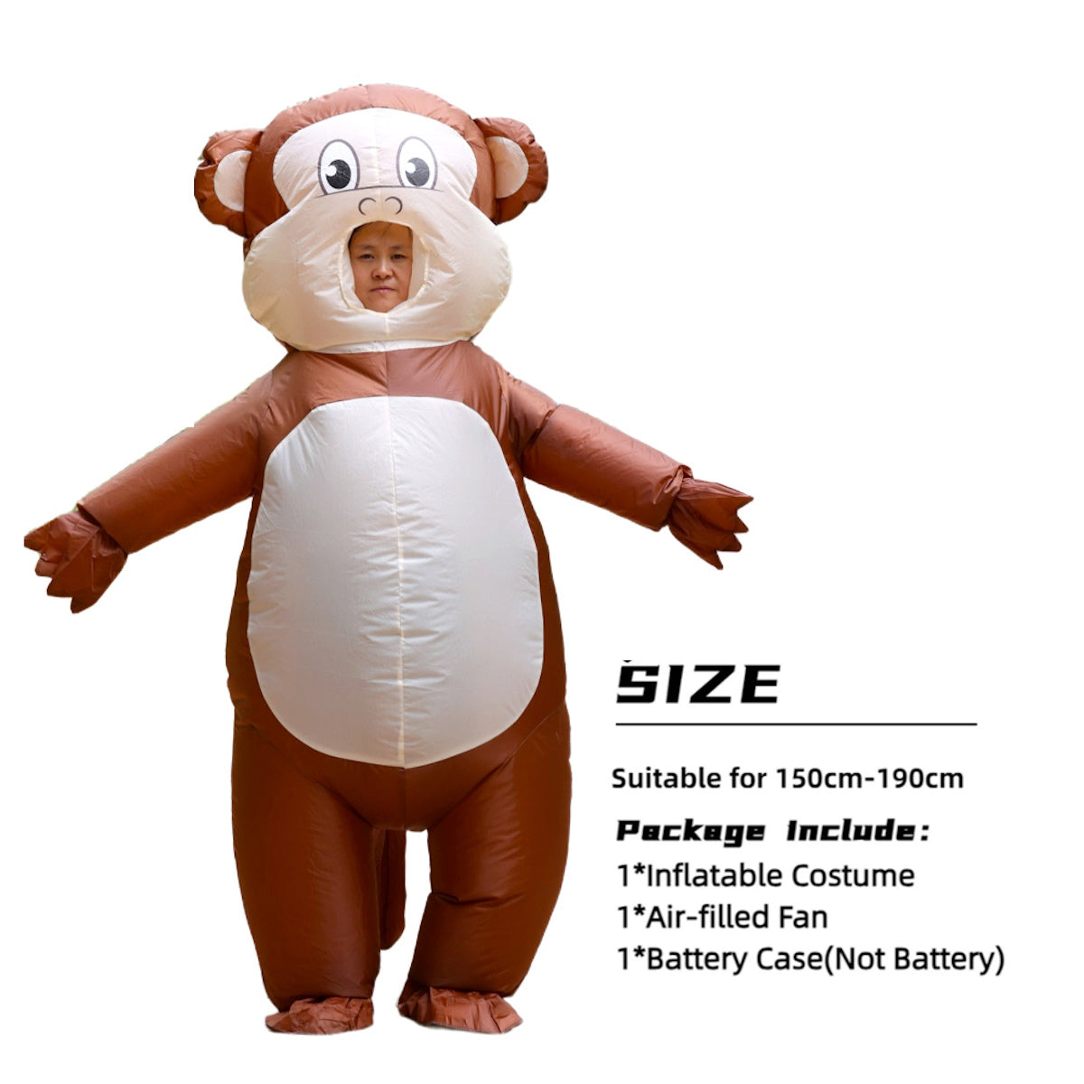Teens and Adults Inflatable Monkey Costumes Blowup Animal Costumes - ChildAngle