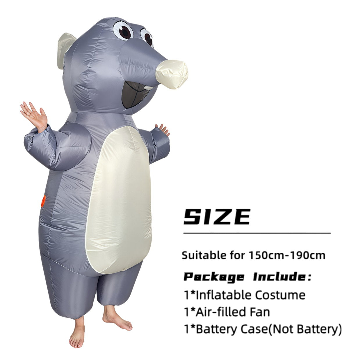 Teens and Adults Mouse Inflatable Rat Costumes Blowup Animal Costumes - ChildAngle