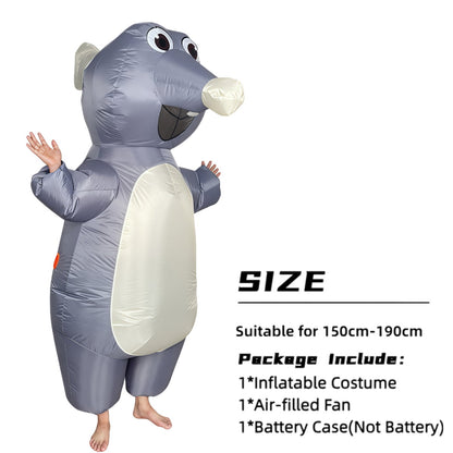 Teens and Adults Mouse Inflatable Rat Costumes Blowup Animal Costumes - ChildAngle
