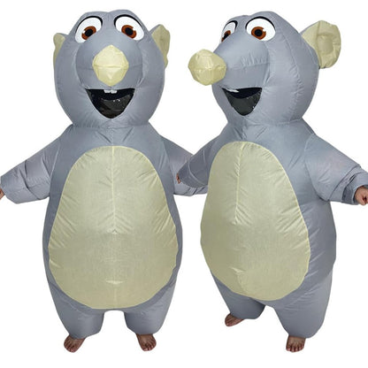 Teens and Adults Mouse Inflatable Rat Costumes Blowup Animal Costumes - ChildAngle