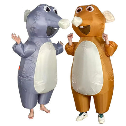 Teens and Adults Mouse Inflatable Rat Costumes Blowup Animal Costumes - ChildAngle