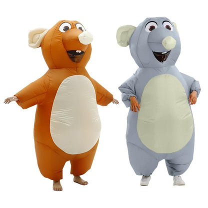 Teens and Adults Mouse Inflatable Rat Costumes Blowup Animal Costumes - ChildAngle