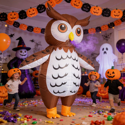 Teens and Adults Inflatable Owl Costumes Blowup Animal Costumes - ChildAngle