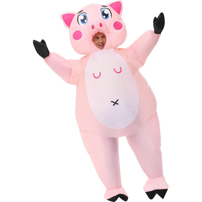 Teens and Adults Inflatable Pig Costumes Blowup Animal Costumes - ChildAngle