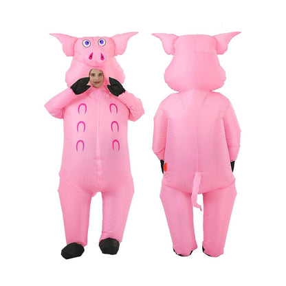 Teens and Adults Inflatable Pig Costumes Blowup Animal Costumes - ChildAngle
