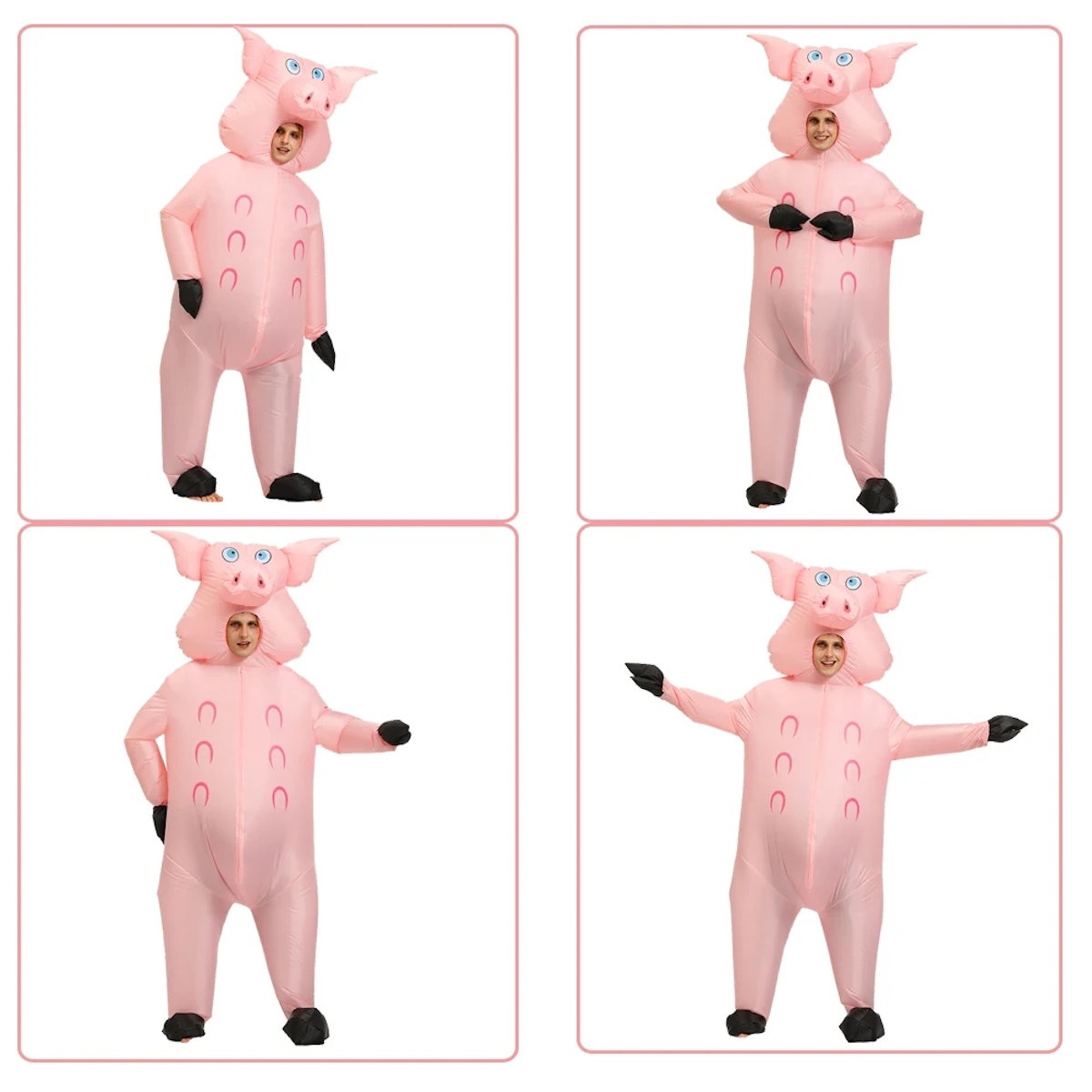 Teens and Adults Inflatable Pig Costumes Blowup Animal Costumes - ChildAngle