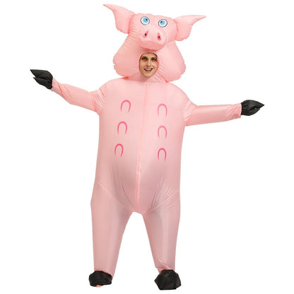 Teens and Adults Inflatable Pig Costumes Blowup Animal Costumes - ChildAngle