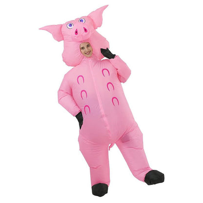 Teens and Adults Inflatable Pig Costumes Blowup Animal Costumes - ChildAngle
