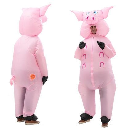 Teens and Adults Inflatable Pig Costumes Blowup Animal Costumes - ChildAngle