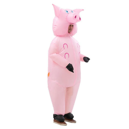 Teens and Adults Inflatable Pig Costumes Blowup Animal Costumes - ChildAngle