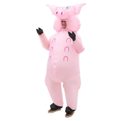 Teens and Adults Inflatable Pig Costumes Blowup Animal Costumes - ChildAngle