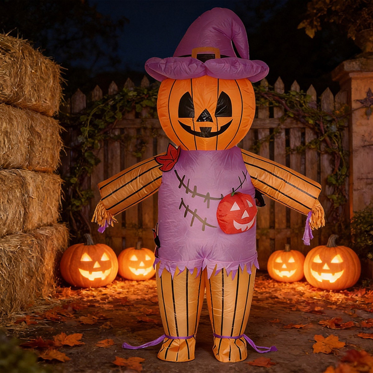 Teens and Adults Inflatable Pumpkin Man Costumes - ChildAngle