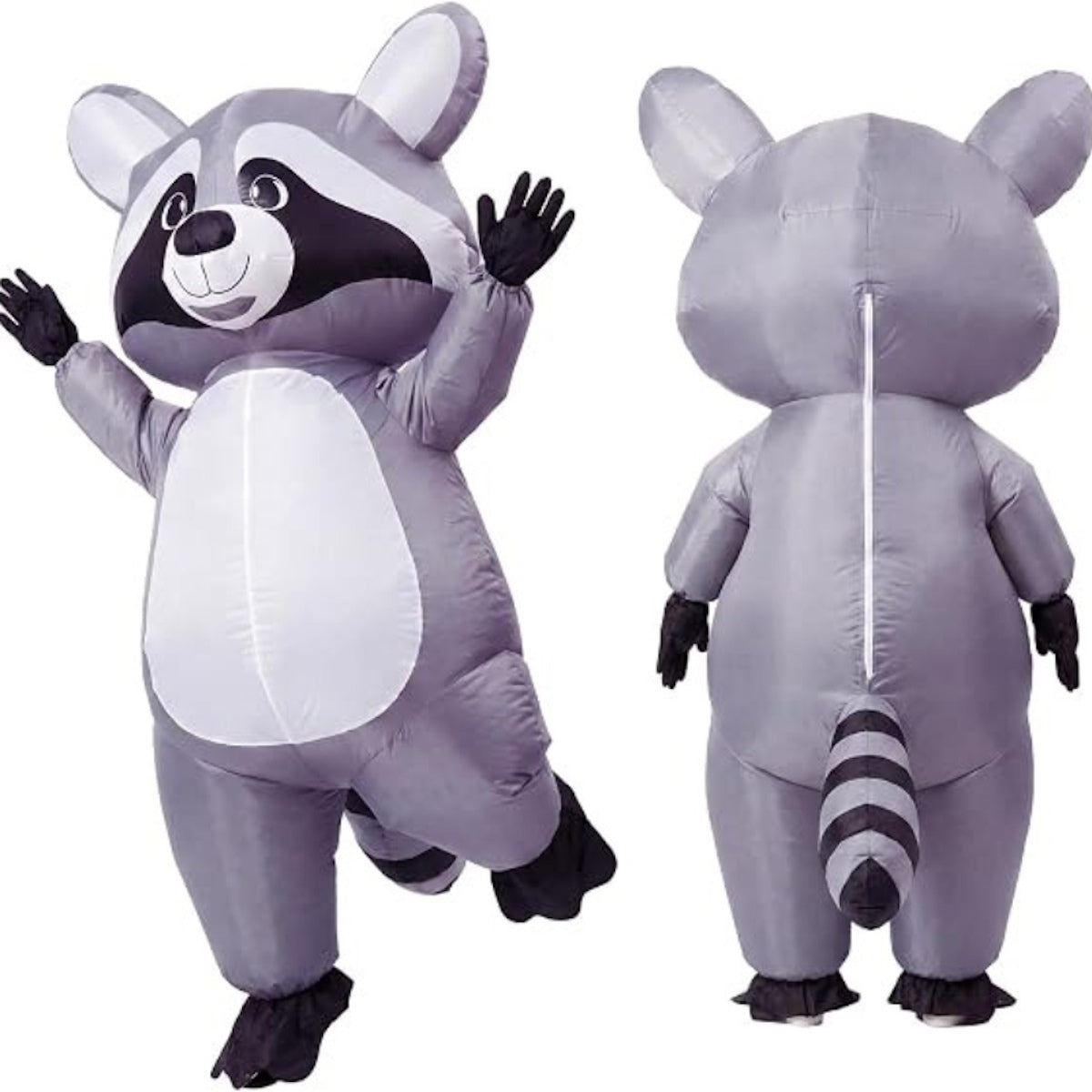 Teens and Adults Inflatable Raccoon Costumes Blowup Animal Costumes - ChildAngle