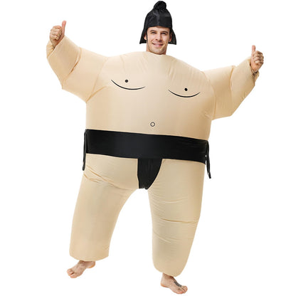 Teens and Adults Inflatable Sumo Wrestler Costumes - ChildAngle