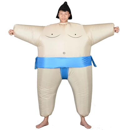 Teens and Adults Inflatable Sumo Wrestler Costumes - ChildAngle