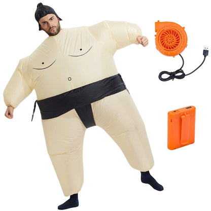 Teens and Adults Inflatable Sumo Wrestler Costumes - ChildAngle
