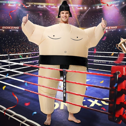 Teens and Adults Inflatable Sumo Wrestler Costumes - ChildAngle