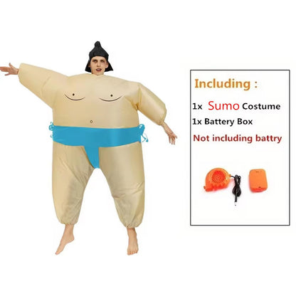 Teens and Adults Inflatable Sumo Wrestler Costumes - ChildAngle