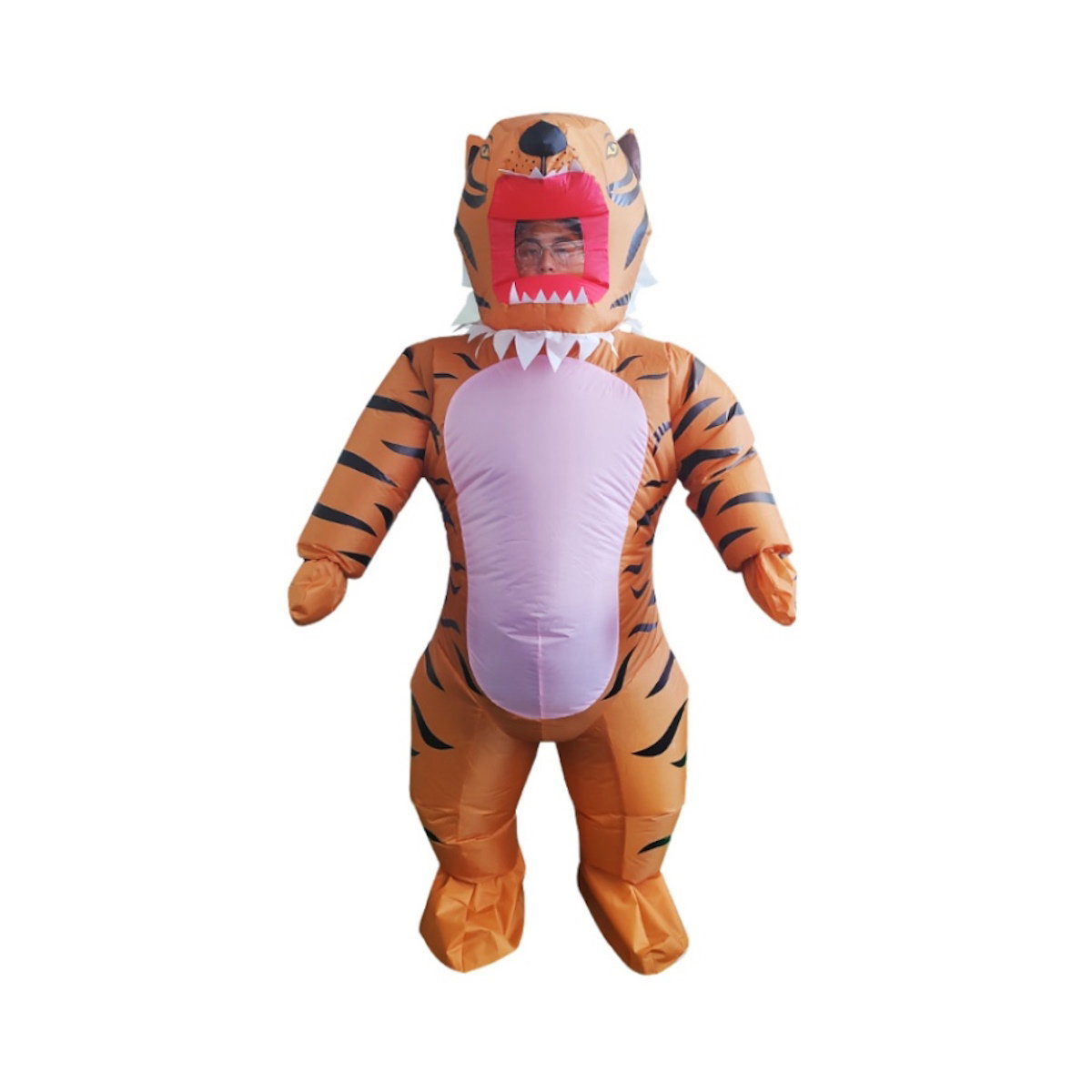 Teens and Adults Inflatable Tiger Costumes Blowup Animal Costumes - ChildAngle