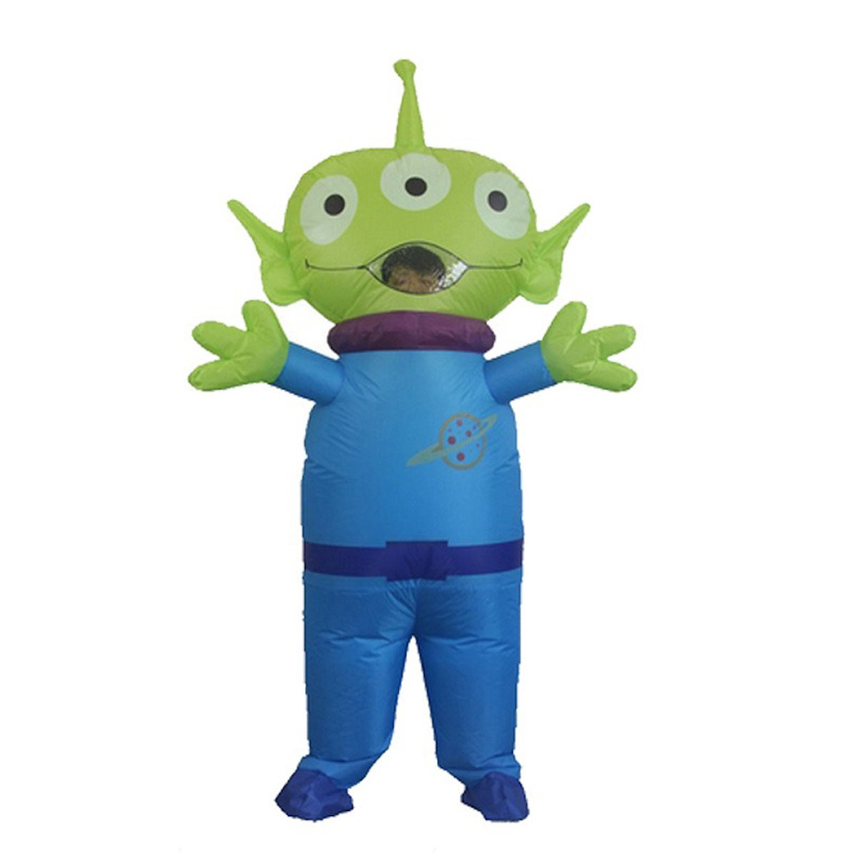 Teens and Adults Three Eyed Alien Inflatable Toy Story Costumes - ChildAngle