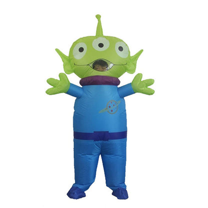Teens and Adults Three Eyed Alien Inflatable Toy Story Costumes - ChildAngle